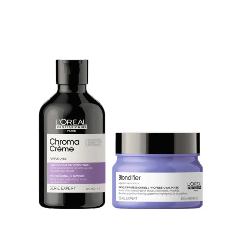 L'Oréal Professionnel Chroma Creme Purple Shampoo 300ml Mask 250ml