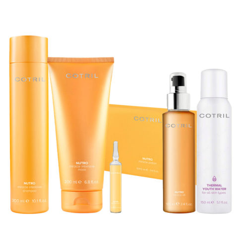 Cotril Nutro Miracle Intensive Shampoo 300ml Mask 200ml Miracle Potion 10x12ml Oil 100ml Thermal Water 150ml