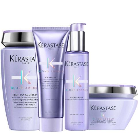 Blond Absolu Bain Ultra Violet 250ml Cicaflash 250ml Cicaplasme 150ml Masque Ultra Violet 200ml