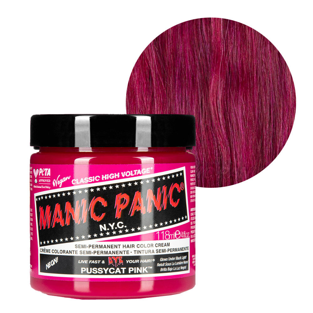 Manic Panic Classic High Voltage Pussycat Pink 118ml - crema colorante semi permanente