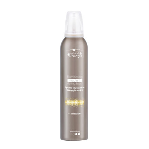 Inimitable Style Illuminating Medium Styling Foam 250ml - spuma illuminante fissaggio medio