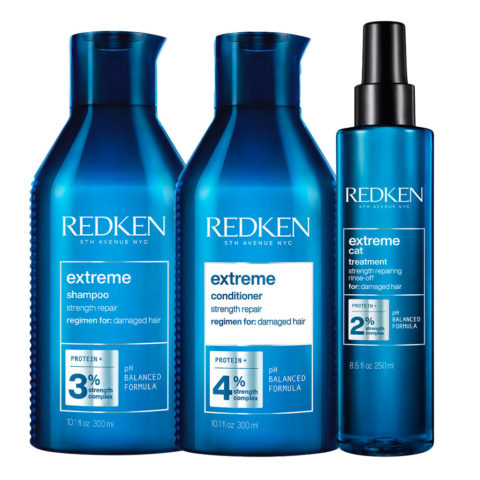 Redken Extreme Shampoo 300ml Treatment 250ml Conditioner 300ml