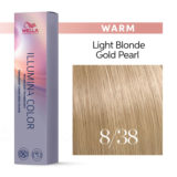 Wella Illumina Color 8/38 Biondo Chiaro Oro Perla 60ml - colorazione permanente