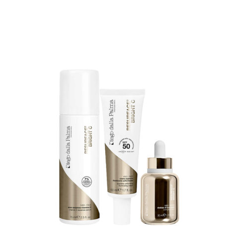 Diego dalla Palma Professional Resurface Bright C Pure Glow Elixir 30ml Serum 75ml Cream 50ml