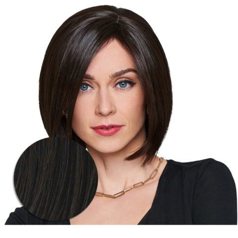 Hairdo Topper Top It Off R4 Castano Scuro - toupet con clip removibili