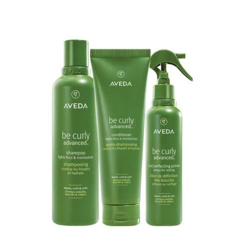 Be Curly Advanced Shampoo 250ml Conditioner 250ml Primer 200ml
