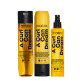 Matrix A Curl Can Dream Weightless Moisture Shampoo 300ml Conditioner 300ml Leave-In 250ml