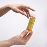 VIAHERMADA Silky Shampoo 250ml  Mask 250ml Silky Oil 50ml + Asciugamano da mare giallo OMAGGIO