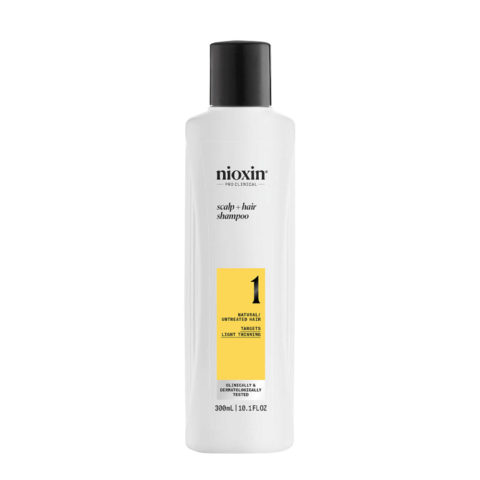 Sistema 1 Scalp + Hair Shampoo 300ml - shampoo capelli naturali diradati
