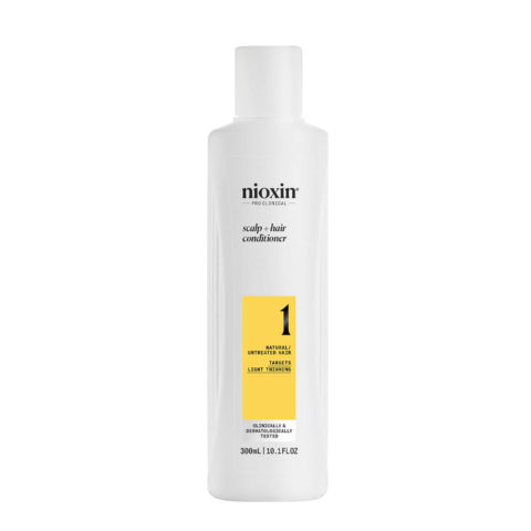 Sistema 1 Scalp + Hair Conditioner 300ml - balsamo fortificante assottigliamento lieve