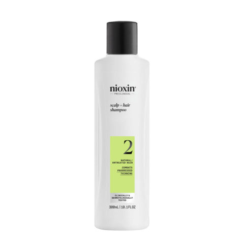 Sistema 2 Scalp + Hair Shampoo 300ml - shampoo capelli naturali assottigliamento avanzato