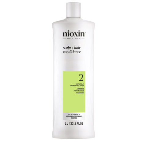 Sistema 2 Scalp + Hair Conditioner 1000ml - balsamo fortificante assottigliamento avanzato