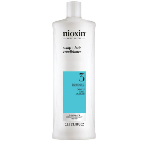 Sistema 3 Scalp + Hair Conditioner 1000ml  - balsamo fortificante capelli danneggiati