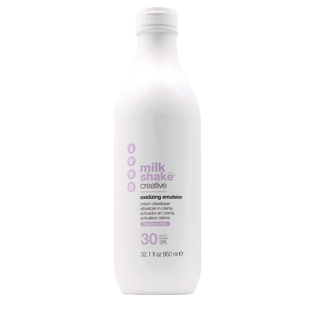 Z.one Concept Milk Shake Colour Oxidizing Emulsion 30vol 9% 950ml  - attivatore in crema
