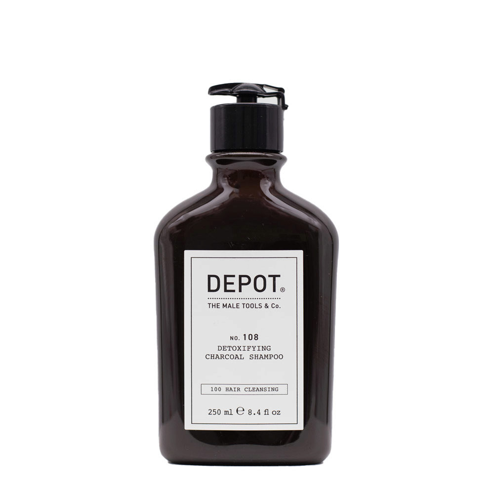 Depot Hair Cleansing No. 108 Detoxifying Charchoal Shampoo 250ml - shampoo detossinante