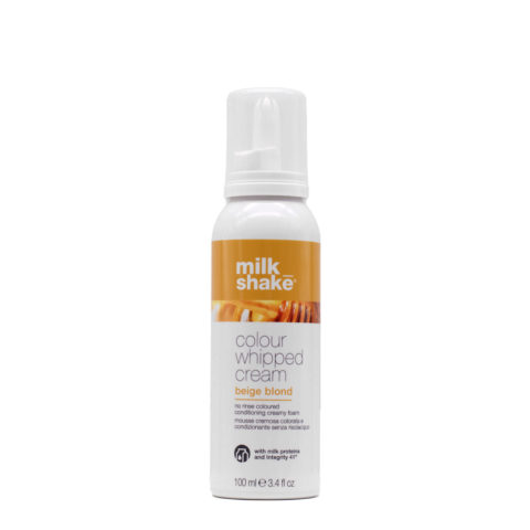 Milk Shake Colour Whipped Cream Beige Blond 100ml - mousse colorata leave-in