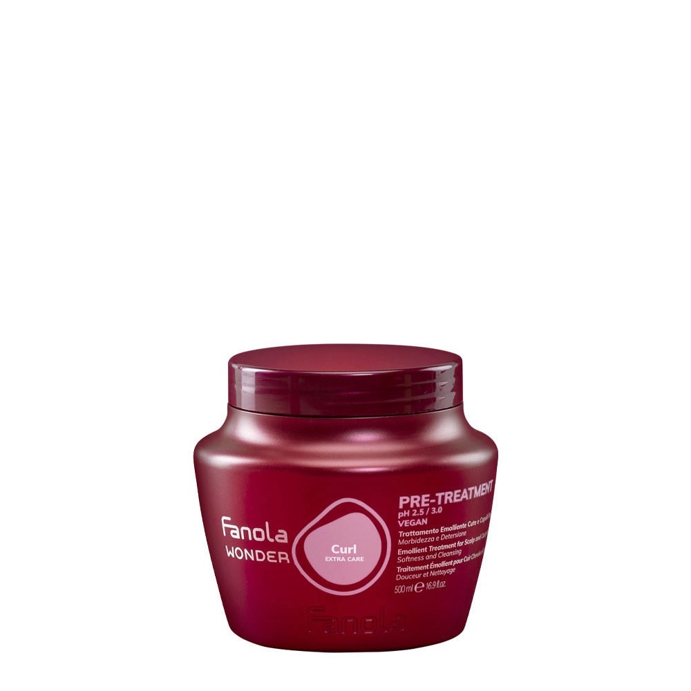 Fanola Wonder Curl Pre-Treatment 500ml - trattamento emolliente cute