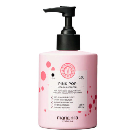 Maria Nila Colour Refresh Pink Pop 300ml - maschera colorata