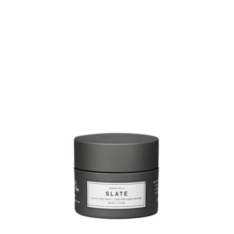 Maria Nila Slate Quick Dry Wax 50ml - cera tenuta extra forte
