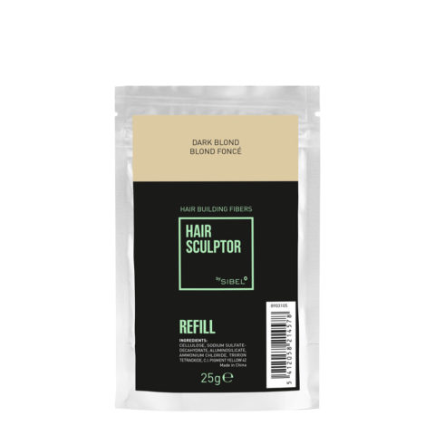 Sibel Hair Sculptor Hair Building Fibers Dark Blonde Refill 25gr - ricarica fibre infoltenti