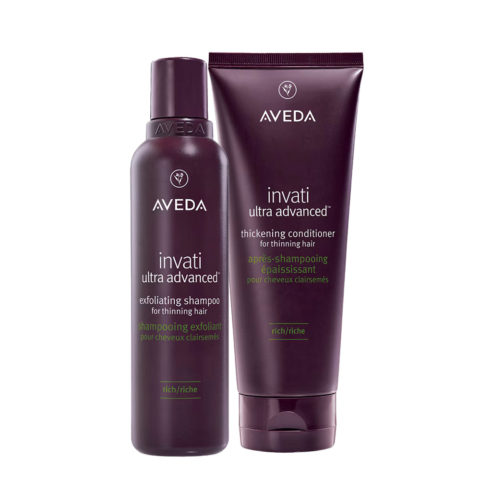 Invati Ultra Advanced Exfoliating Shampoo Rich 200ml Conditioner Rich 200ml