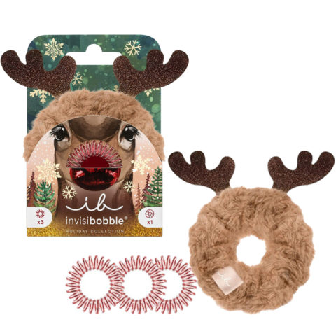 Invisibobble Red Nose Reindeer Set - set natalizio
