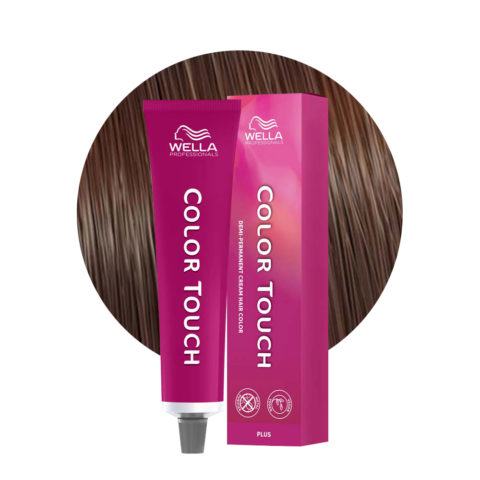 Wella Color Touch Plus 55/04 Castano Chiaro Intenso Naturale Rame 60ml - colore demi-permanente
