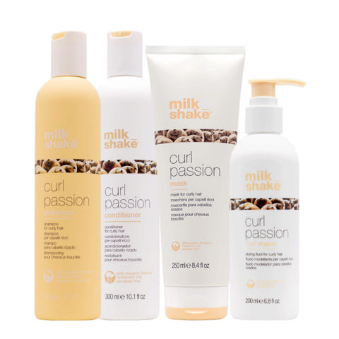Milk Shake Curl Passion Shampoo 300ml Conditioner 300ml Mask 250ml Curl Shaper 200ml