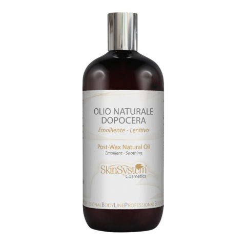 SkinSystem Post-Wax Natural Oil 500ml - olio naturale dopocera emolliente lenitivo
