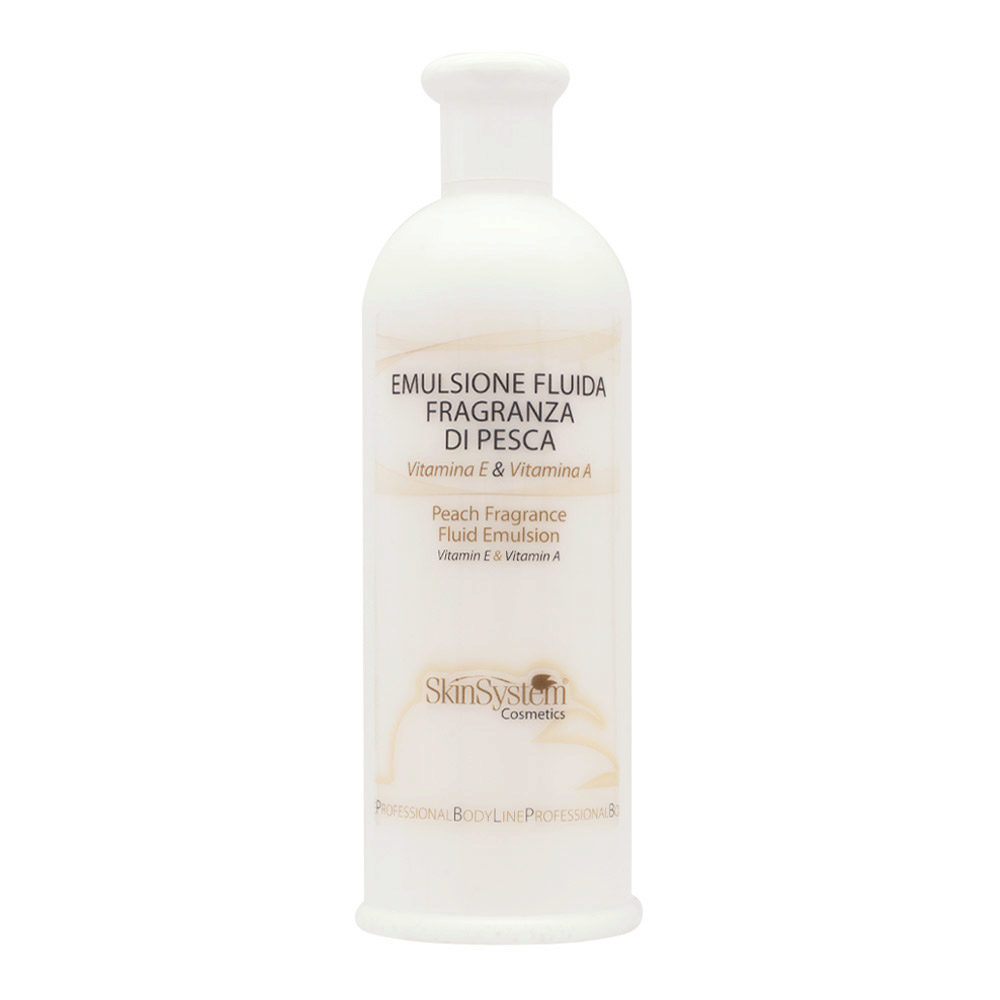 SkinSystem Peach Fragrance Fluid Emulsion 500ml - emulsione fluida fragranza di pesca