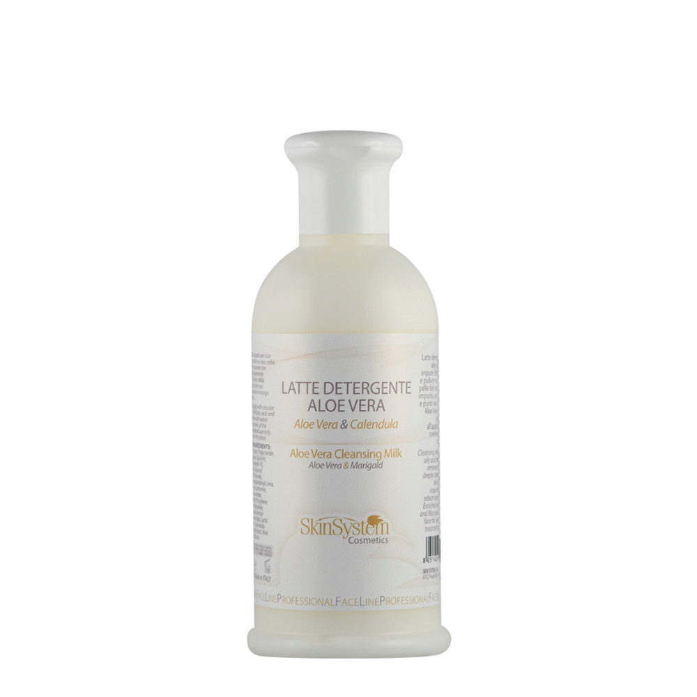 SkinSystem Aloe Vera Cleansing Milk 250ml - latte detergente aloe vera
