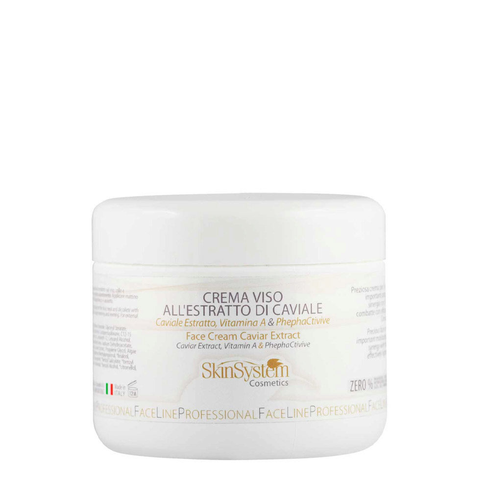 SkinSystem Face Cream Caviar Extract 250ml - crema viso all'estratto di caviale