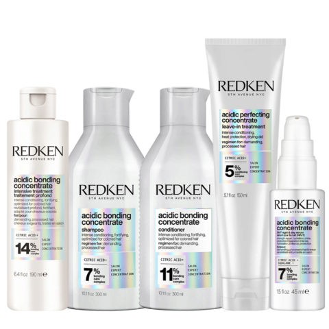 Redken ABC Pre Treatment 190ml Shampoo 300ml Conditioner 300ml Leave-in 150ml  24/7 Night & Day Serum 100ml