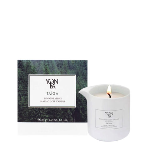 Yonka Body Specifics Bougie Massage Taiga 125gr - olio a candela da massaggio tonificante