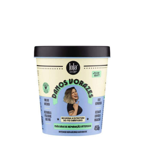 Lola From Rio Danos Vorazes Máscara De Reparação Intensiva 450gr - maschera ristrutturante intensiva