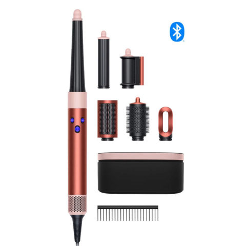 Airwrap i.d. Straight +Wavy Strawberry Bronze - strumento per capelli lisci ed ondulati