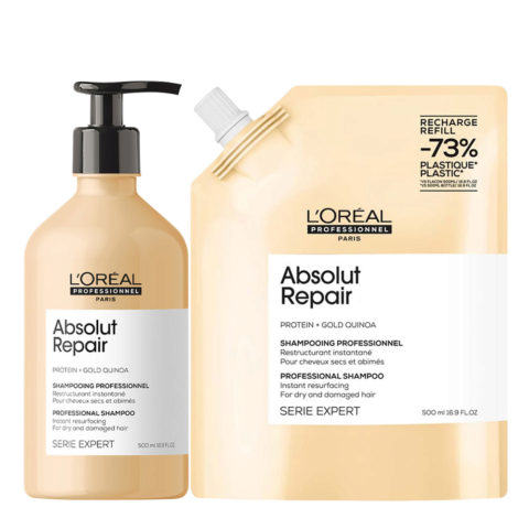 Paris Serie Expert Absolut Repair Shampoo 500ml + Refill 500ml