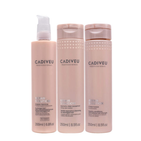 Professional Repair Solution Power Protein 200ml  Shampoo 250ml  Conditioner 250ml