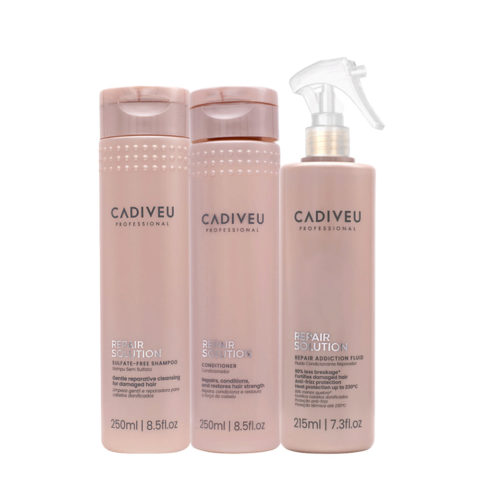 Professional Repair Solution Shampoo 250ml Conditioner 250ml Fluid 215ml