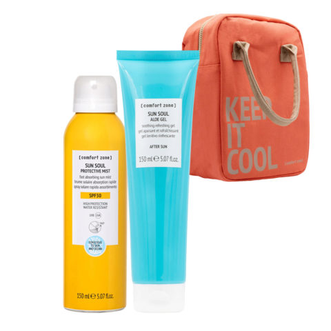 Comfort Zone Sun Soul Protective Mist SPF30 150ml Aloe Gel 150ml + Lunch Bag  OMAGGIO