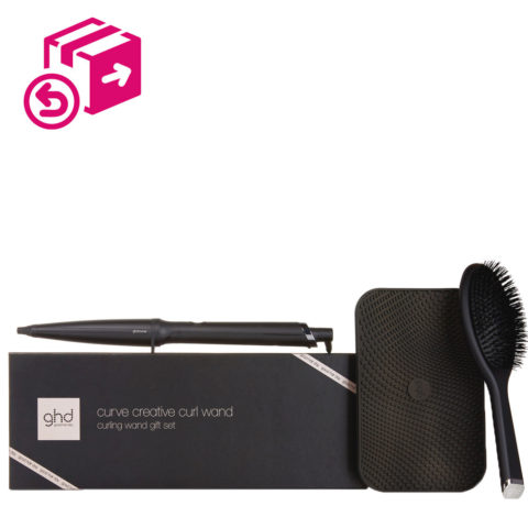 Hair Galllery Resi Come Nuovi Ghd Curve Gift Set - imballaggio e manico spazzola danneggiati