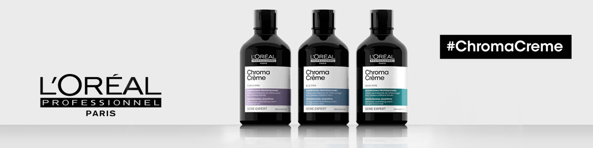 L'Oréal Professionnel Chroma Creme Matte Shampoo 300ml - champú mate para  cabello castaño oscuro a negro