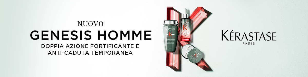 Genesis Homme è la nuova linea Kerastase che previene la caduta dei capelli