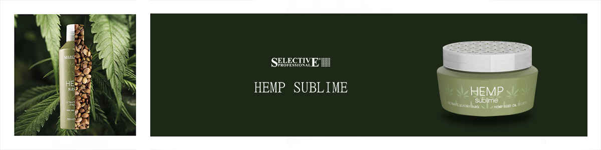 Selective Professional Hemp Sublime: linea idratante alla canapa